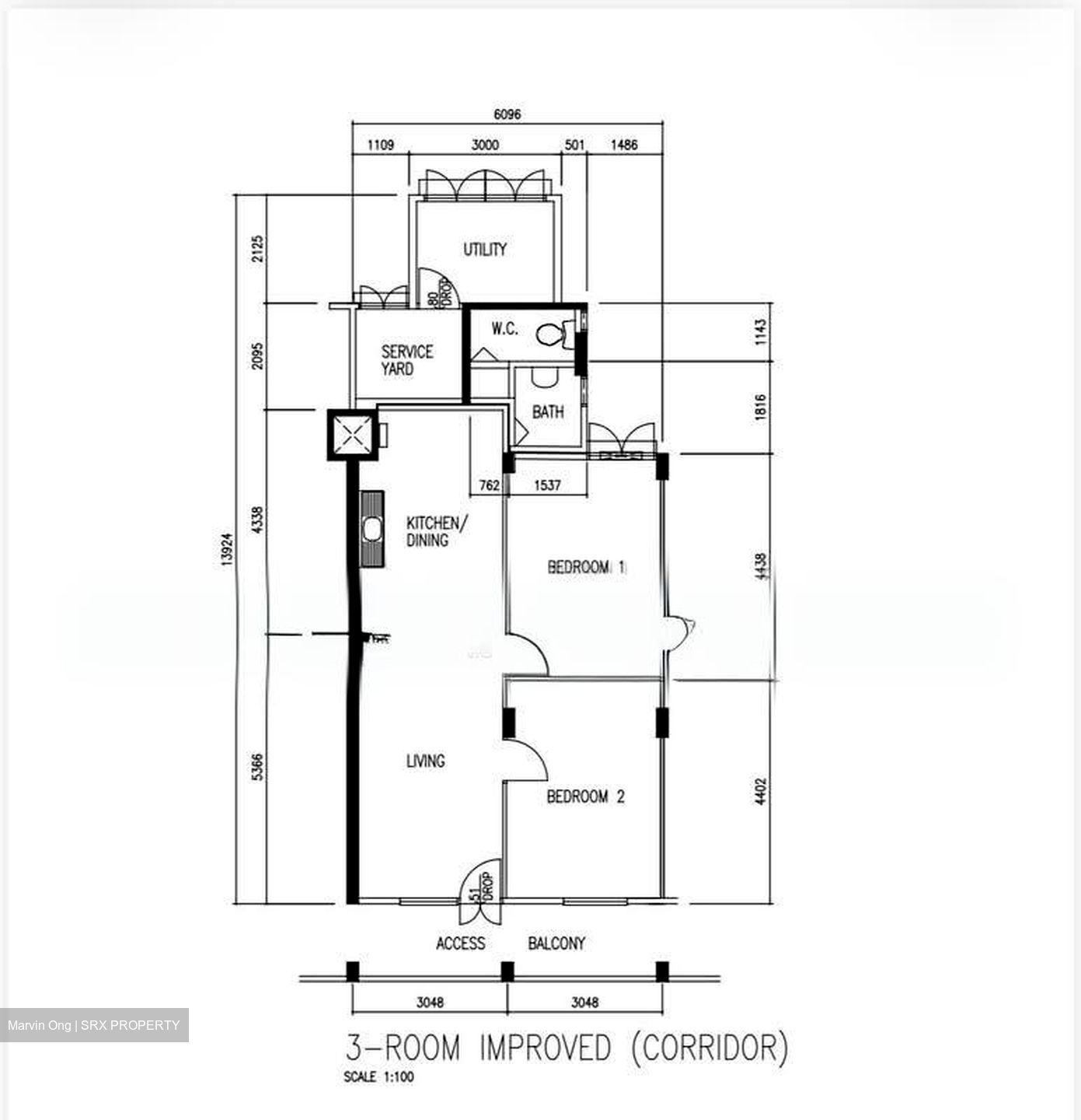Blk 6 Everton Park (Bukit Merah), HDB 3 Rooms #528464621